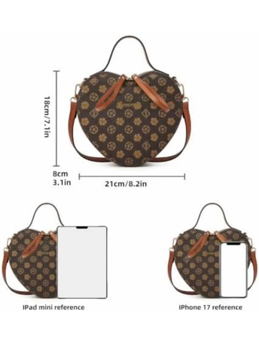 Stylish Vegan Leather Crossbody Bag for Women with Adjustable Shoulder Strap
